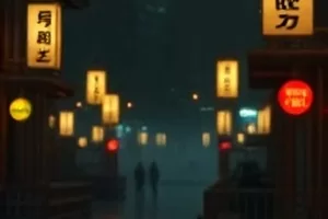 悬疑片《雾港灯塔》里守夜人雨中记录潮汐的画面